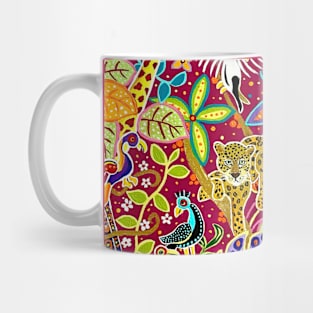 Pink African jungle Mug